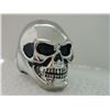 Image 2 : NEW RING - MAN'S SKULL RING - HIGHLY POLISHED STAINLESS STEEL - SUGGESTED RETAIL $150