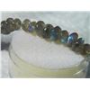Image 4 : STRING OF ASSORTED POLISHED FREE FORM AND ROUND GEMS - LOOK LIKE MYSTIC TOPAZ - APPROX. 45PC ON STRA