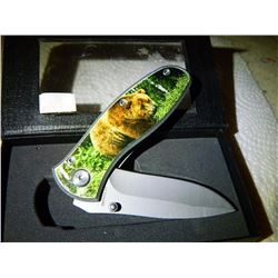 NEW FOLDING KNIFE - BEAR IMAGE