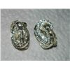 Image 2 : EARRINGS - "CAROLEE" - as-is (missing one crystal)