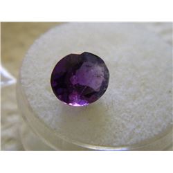 GEMSTONE - OVAL FACETED RICH PURPLE AMETHYST 12.0 X 9.9 X 6.5 mm - ~ 4.09 CT