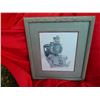 Image 1 : FRAMED LIMITED EDITION PICTURE - TRAIN #5 - BY SALLY WHIBLEY
