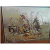 Image 2 : FRAMED PICTURE - INDIANS - GM RUSSEL 1908