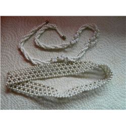 NECKLACE - PEARLS? - 2 TTL