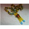 Image 2 : NATIVE BEADED NECKLACE - YELLOW/BLUE