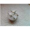 Image 2 : EARRINGS - RHINESTONE CROSS - LOCKING SHEPARD HOOKS