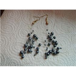EARRINGS - FLOATING BEADS - SHEPPARD HOOKS