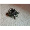 Image 2 : METAL ORNAMENT - HORSE & SWORD - STAMPED "EBJ"