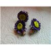 Image 1 : EARRINGS & RING SET - 925 STERLING SILVER - FLOWER & BIRD MOTIF = 3PC SET