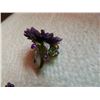 Image 2 : EARRINGS & RING SET - 925 STERLING SILVER - FLOWER & BIRD MOTIF = 3PC SET