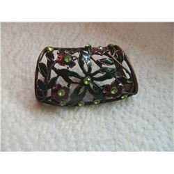SCARF TIE - RHINESTONE STUDDED COPPER
