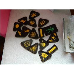 ASSORTED SCOUT BADGES - 16PC