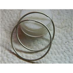 EARRINGS - SILVER - HOOP