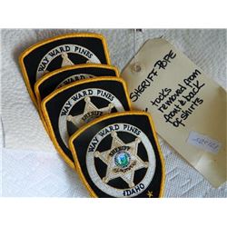 MOVIE PROP - WAYWARD PINES SHERIFF BADGES - FROM SHERIFF POPES(Terrence Howard) UNIFORM ON  THE TV S