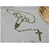Image 2 : ESTATE - ROSARY - WHITE lost 4 beads