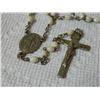 Image 3 : ESTATE - ROSARY - WHITE lost 4 beads