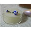 Image 2 : ESTATE - BODY JEWELRY - PURPLE & WHITE