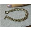 Image 3 : ESTATE - BRACELET - SILVER? - NON-FEROUS - TOGGLE CLASP - 7.5" LONG - 25 gm