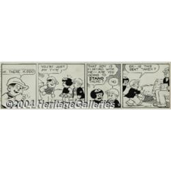 Ernie Bushmiller - Original Comic Strip Art for