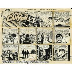 Milton Caniff - Original Comic Strip Art for St