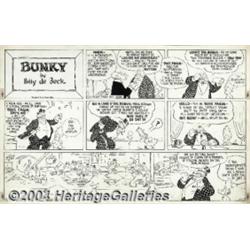 Billy DeBeck - Original Comic Strip Art for Bun