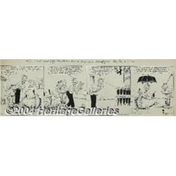 Bud Fisher - Original Comic Strip Art for Mutt