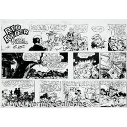 Fred Harman - Original Comic Strip Art for Red