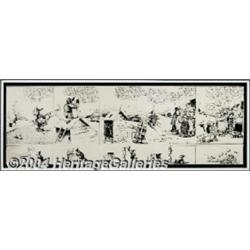 George Herriman - Original Comic Strip Art for