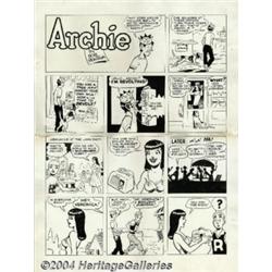 Bob Montana - Original Comic Strip Art for Arch