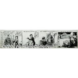 Alex Raymond - Original Comic Strip Art for Sec