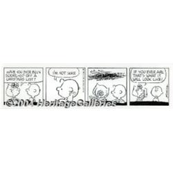 Charles Schulz - Original Comic Strip Art for P