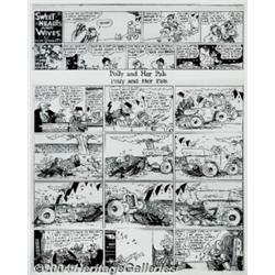Cliff Sterrett - Original Comic Strip Art for P