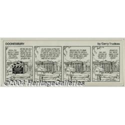 Gary Trudeau - Original Comic Strip Art for Doo