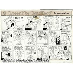 Mort Walker - Original Comic Strip Art for Beet