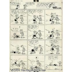 Dow Walling - Original Comic Strip Art for Skee