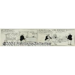 Chic Young - Original Comic Strip Art for Blond