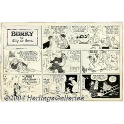 Billy DeBeck - Original Comic Strip Art for Bun