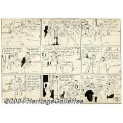 George McManus - Original Comic Strip Art for B
