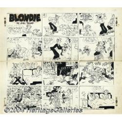 Chic Young - Original Art for Blondie Sunday da