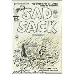 George Baker - Original Cover Art for Sad Sack