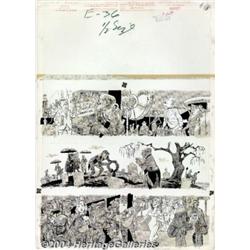 Bob Clarke- Original Art for Mad #48, page 36 (