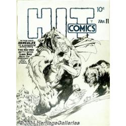 Lou Fine - Original Cover Art for Hit Comics #1