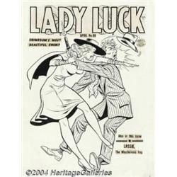 Gill Fox - Original Cover Art for Lady Luck #88