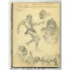 Image 1 : Frank Frazetta - 20 Page Sketchbook of Original