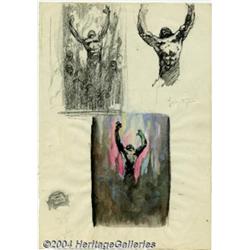 Frank Frazetta - Original Color Preliminary, De