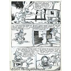 Walt Kelly - Original Art for Pogo Possum #3, p