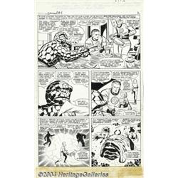 Jack Kirby and Joe Sinnott - Original Art for F