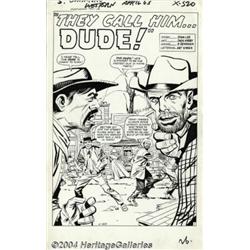 Jack Kirby and Paul Reinman - Original Art Spla