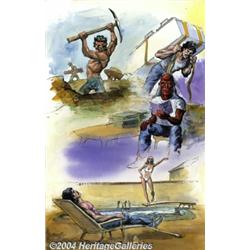 Val Mayerik - Original Art for Marvel Graphic N