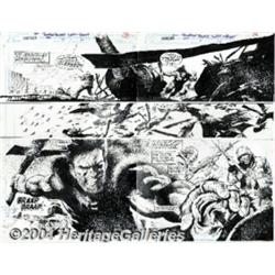 Val Mayerik - Original Art for Punisher #79, pa